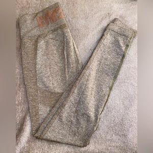 Gymshark Flex High Waisted Leggings - Khaki Marl/Taupe - Large